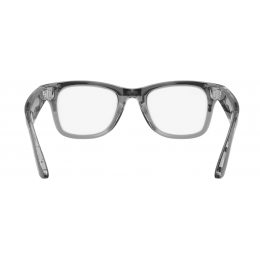 Умные очки Ray-Ban Meta* Wayfarer Gen 2 Shiny Transparent Grey, Фотохромные линзы Clear to Sapphire Transitions (RW4012), размер L
